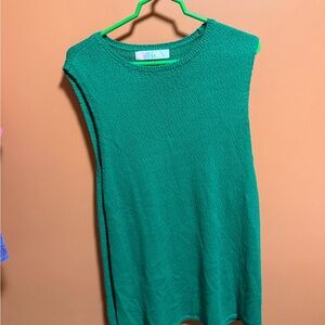 Free People Emerald Sleeveless Knit Top